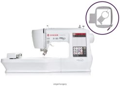 gépek HU SINGER se9180 varró- és hímzőgép és karikacsomag HFF0PR1