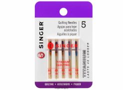 kiegészítők HU SINGER titán foltvarró tűk, 80/11 és 90/14 méretben HFF0PR114